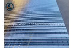 China 2507 Stainless Steel Slotted Wedge Wire Screen Panels For Petroleum Industry supplier