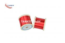 China Nicr 8020 Resistance Element Enamelled Wire 24AWG 200 Degree supplier