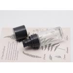 Round Cream Glass Bottle Lotion Pump Round 30ml Empty Cosmetic for sale