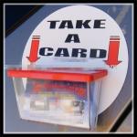 Car window business card holder for sale