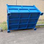 Powder Coating 1500kg Capacity 2mm Steel Pallet Cages for sale