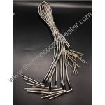 L Shape Electric Cartridge Heater Element with flexible metal tube for sale