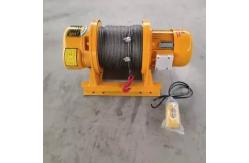 China Electric Diesel Driven Winch With Rope Capacity 9.3mm / 130m supplier