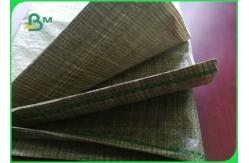 China Green Thin Woven Bag Composite Paper For High - Strength Cement Packaging Bags supplier