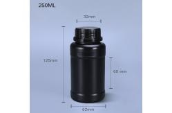 China PET 250ML 12 Oz Plastic Bottles Liquid Containers For Pill Tablet Oem supplier