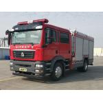 Compressed Air Foam Fire Truck 16350kg AP45 SITRAK Fire Dept Rescue Trucks for sale