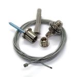 Suspension Kit For Led Panel Lights With Adjustable Cabel Gripper for sale