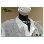 Tyvek SMS MP PP Single Use Lab Coat With Velcro