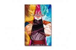 China 11X17'' 3D Triple Trantion DBZ Lenticular Flip Anime Lenticular Poster Printing supplier