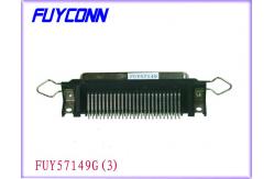 China 36 Pin Centronic Right Angle PCB Mounting Female Printer Connector supplier