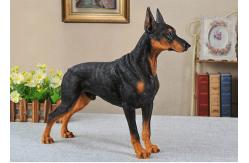 China Resin Material Simulation Dog For Garden Decoration / Home Security supplier