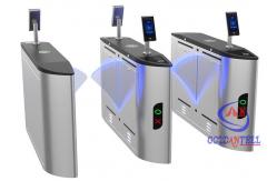 China Safety Security Face Terminal Recognition Bar Code Ticket Barrier Flap Turnstile Gate supplier