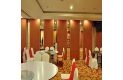 China Movable Folding sliding Partition Door On Aluminum Track Max 6000mm Height supplier