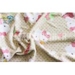 High water absorption 330gsm 40*40cm printed microfiber cleaning towel