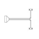 ATM Spare Parts NCR Door Switch Harness (RAL) 445-0599848 for sale