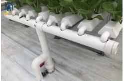 China Customized Hydroponic NFT Pipe Greenhouse Flat PVC Tube Hydroponic Systems supplier