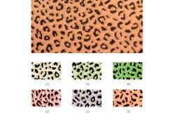 China Leopard Dot Printed 180cm Rib Stretch Knitted Fabric Polyester Cotton Dress Fabric supplier