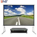 Fast Fold Motorised Projector Screen 84 Inch With Aluminum Alloy Frame