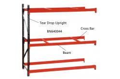 China BN640034 Industrial Pallet Racks Heavy Duty Warehouse Shelving 2 Inch Adjustable Beam supplier