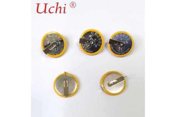 20.2x3.8mm Lithium Button Cell CR2032 3V Battery For Thermometer