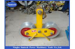 China 50KN 2.5 Tandem Aluminum Nylon Sheave Conductor Stringing Blocks supplier