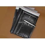 Black Heat Sealed Padded Mailing Envelopes With Bubble Wrap Inside For Lens