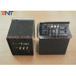 Humanization Desktop Power Sockets With Laser Logo , Conference Table Pop Up Box