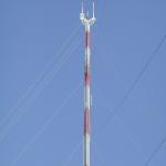 50m Guyed Lattice Tower Electric Communication Mast for sale