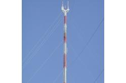 China 50m Guyed Lattice Tower Electric Communication Mast supplier