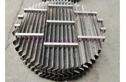 China 245mm Height Ss304 Corrugated Plate Vane Pack Mist Eliminator supplier
