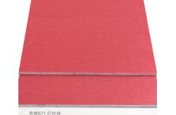 China 3mm Mould Proof Brushed 1220*2440mm Alu Composite Panel supplier