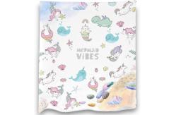 China Printing Pattern Polyester Flannel Blanket For Kids Anti Pilling supplier