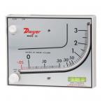 Dwyer MARK II 25 Liquid Filled Wall Mount Manometer 0-3 w.c., Red Gauge Oil Dwyer Molded plastic manomete for sale