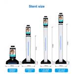 Android OS Face Recognition Temperature Kiosk Facial Temperature Scanner Kiosk