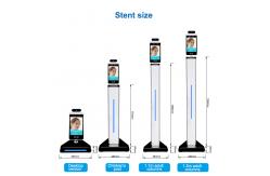 China Android OS Face Recognition Temperature Kiosk Facial Temperature Scanner Kiosk supplier