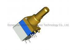China Rotary 10k Ohm Potentiometer , Metal Shaft B Taper Potentiometer RV9C11NS supplier