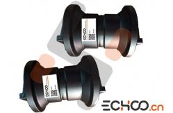 China Part No VIO50PR Mini Digger Bottom Rollers For Undercarriage Spare Parts supplier