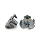 Stainless Steel Disc Four Claw Nut Drop In Nuts Slot Four Claw T Nut for sale