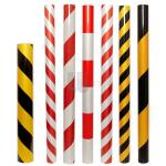 High Visibility Traffic Safety Reflective Film-Self Adhesive Aluminum Base Reflective Tape for Warning Post & Guardrail End for sale