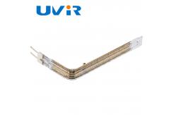 China 45-480v Customized Heat Lamp Tube Gold Coating Infrared Element supplier