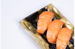 China Disposable Sushi Containers with Lids Square Food Container Take Out Sushi Tray supplier