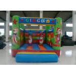 Amusement Park Inflatable Jump House , Small Indoor Bounce House 3.5 X 4 X 2.5m for sale