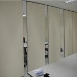 65 mm Aluminum Wooden Movable Partition Walls For Banquet Hall Office Room for sale