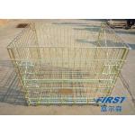 Wire mesh container used in storing goods in warehouse for sale
