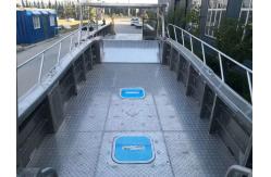 China Embedded Ship Hatch Cover Marine Aluminum Manhole Cover 500×500mm supplier