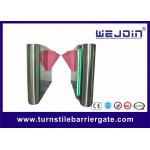 Wing 600mm SST 304 Full automatic Flap Turnstile Barrier Gate for sale