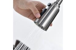 China Retractable 360 Degree Rotation Faucets SUS304 Single Hole Pull Down Kitchen Faucet supplier