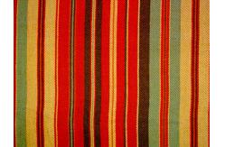 China Tear - Resistant Printed Cotton Canvas With Multi Coloured Stripe supplier