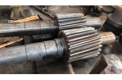 China 30Mode Integral 100TPD Pinion Gear Shaft And Ball Mill Pinion Gear Factory supplier