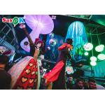 Multi - Color Inflatable Lighting Decoration / Blow Up Mushroom Model for sale